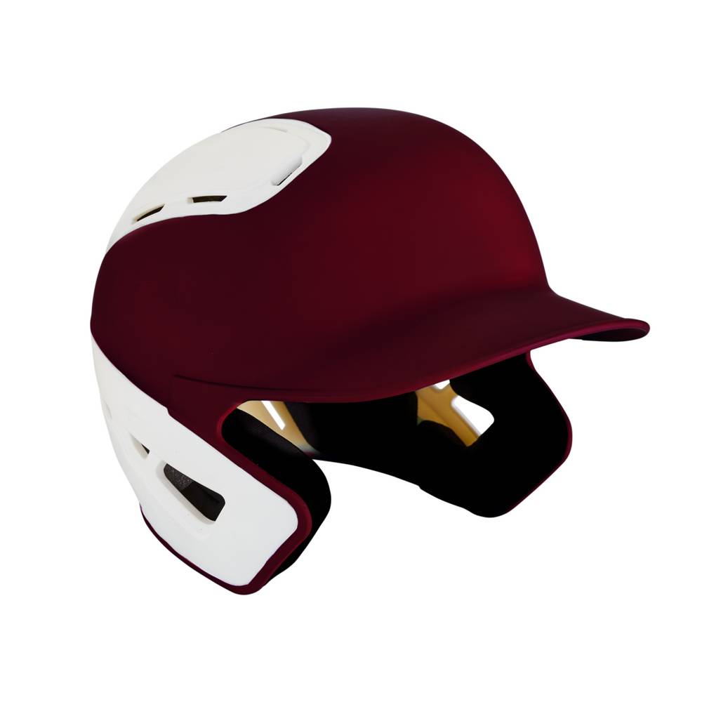 Capacete Mizuno B6 Baseball Batting - Homem - Bordeaux/Branco - SDUHO1268